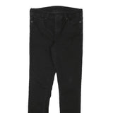 LEVI'S Womens Black Slim Skinny Denim Raw W28 L29 Classic Cotton Blend Jeans