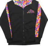 Mens Black Colourblock 10th Anniversary Zip Jacket M Polyester Blend Hooded