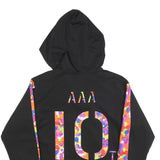 Mens Black Colourblock 10th Anniversary Zip Jacket M Polyester Blend Hooded