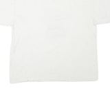 GILDAN Mens White Race Into Napa Graphic T-Shirt XL Short Sleeve Crew Neck