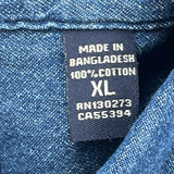 Wrangler Denim Shirt - XL Blue Cotton