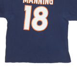 Mens Blue Denver Broncos Graphic T-Shirt XL Short Sleeve Crew Neck Peyton