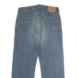 LEVI'S 501 Mens Jeans Blue Classic Straight Denim Medium W38 L30 Button Closure