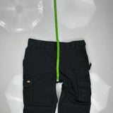 Dickies Cargo Trousers - 38W 32L Black Cotton