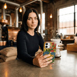 Seashell Aries Ram iPhone 16 Pro Max Case - Lifestyle photo showing phone case in use