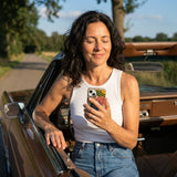 Seashell Taurus Bull iPhone 14 Case - Lifestyle photo showing phone case in use