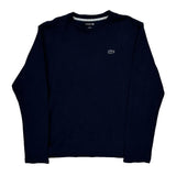 Lacoste Long Sleeve T-Shirt - XL Navy Cotton