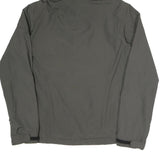 JACK WOLFSKIN Womens Grey Outdoor Jacket UK 16 Polyester Blend Zip Hooded Plain