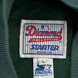 Oakland Athletics Starter Mlb Baseball Jacket - Large Green Nylon