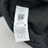 Armani Exchange Skinny Jeans - 32W 31L Black Cotton Blend