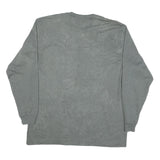 CARHARTT Mens Grey Long Sleeve Pocket T-Shirt L Cotton Blend Casual