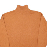 WIND Mens Orange Plain Pullover Jumper Crew Neck Basic Knit Size S