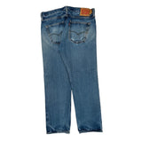 501 Levis Jeans - 34W 30L Blue Denim