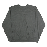CARHARTT Mens Grey Crew Neck 2XL Cotton Sweatshirt Comfortable Classic Fit
