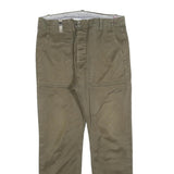 DIESEL Mens Cotton Blend Slim Tapered Trousers Olive Green W29 L28 Casual