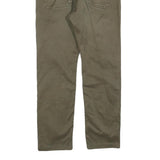 DIESEL Mens Cotton Blend Slim Tapered Trousers Olive Green W29 L28 Casual
