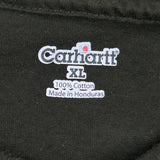 Carhartt Henley T-Shirt - XL Green Cotton