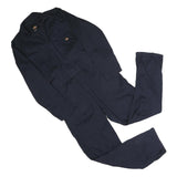 DICKIES Mens Navy Blue Dungarees Regular Cotton Blend L W36 L30 Workwear