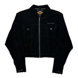 Harley Davidson Graphic Cord Jacket - XL Black Cotton