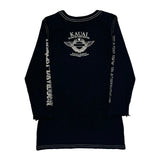 Kauai Harley-Davidson Harley Davidson Graphic Long Sleeve T-Shirt - Small Black Cotton