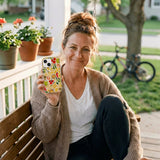 Seashell Pasta Alchemy iPhone 14 Case - Lifestyle photo showing phone case in use