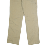 CARHARTT Mens Cotton Blend Beige Relaxed Straight Trousers W33 L32 Workwear