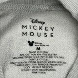 Mickey Mouse Disney Cartoon Sweatshirt - Medium Gray Cotton Blend
