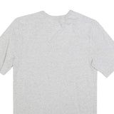 CHAMPION Mens Grey S T-Shirt Short Sleeve Crew Neck Cotton Blend Classic Logo