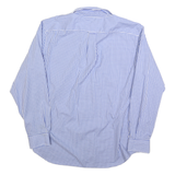 NAUTICA Mens Blue & White Check Shirt XL Button Down Long Sleeve Classic