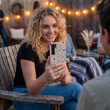 London Fog Game On Samsung Galaxy S25 Case - Lifestyle photo showing phone case in use