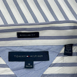 Tommy Hilfiger Striped Shirt - 2XL Blue Cotton