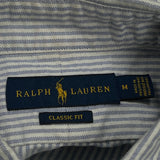 Ralph Lauren Striped Shirt - Medium Blue Cotton