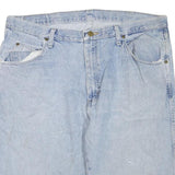 WRANGLER Womens Light Blue Denim Casual Shorts XL W40 Classic Fit Cotton Blend