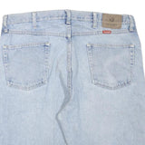WRANGLER Womens Light Blue Denim Casual Shorts XL W40 Classic Fit Cotton Blend