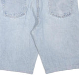 WRANGLER Womens Light Blue Denim Casual Shorts XL W40 Classic Fit Cotton Blend