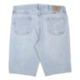 WRANGLER Womens Light Blue Denim Casual Shorts XL W40 Classic Fit Cotton Blend