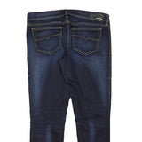 DIESEL Womens Slim Blue Denim Jeans W33 L27 Zip Cotton Blend Stylish Fit
