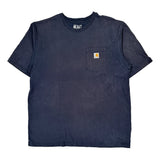 Carhartt T-Shirt - XL Navy Cotton