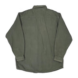 Tall Carhartt Flannel Shirt - XL Green Cotton