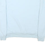 FILA Mens Blue Crew Neck L Cotton Blend Pullover Sweatshirt Logo Embroidered