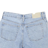 LEVI'S Womens Shorts Blue Denim Casual M W32 Cotton Blend Frayed Hem
