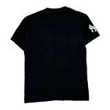 Baseball Hanes Single Stitch T-Shirt - Medium Black Cotton