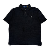 Polo By Ralph Lauren Polo Shirt - Large Black Cotton