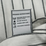 Avirex Striped Shirt - Large Black Cotton