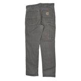 Carhartt Carpenter Trousers - 32W 32L Grey Cotton