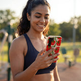 Seashell Tomato Tango Samsung Galaxy S25 Case - Lifestyle photo showing phone case in use