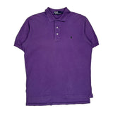 Polo By Ralph Lauren Polo Shirt - Large Purple Cotton