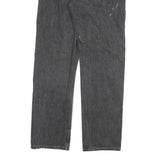 LEVI'S 501 Mens Jeans Black Regular Straight Denim Medium W32 L31 Button Closure