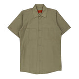 Red Kap Short Sleeve Shirt - Small Khaki Polyester Blend