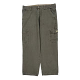 Wrangler Cargo Trousers - 38W 30L Grey Cotton